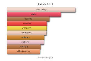 Lattafa Afeef — akordy zapachowe