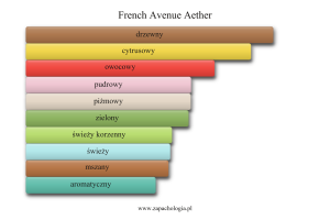 French Avenue Aether — akordy zapachowe