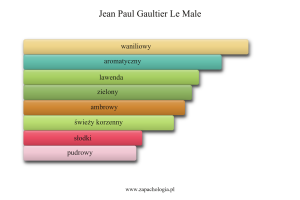 Jean Paul Gaultier Le Male — akordy zapachowe