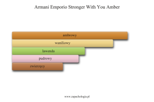 Armani Emporio Stronger With You Amber — akordy zapachowe