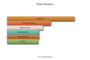 Prada Paradoxe — akordy zapachowe