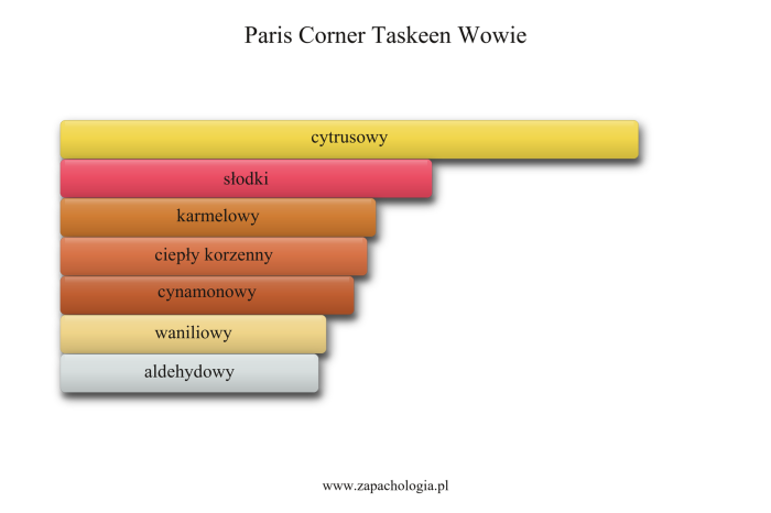 Paris Corner Taskeen Wowie — akordy zapachowe