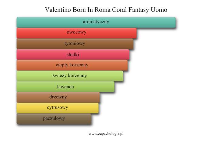 Valentino Born In Roma Coral Fantasy Uomo — akordy zapachowe
