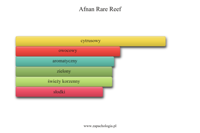 Afnan Rare Reef — akordy zapachowe