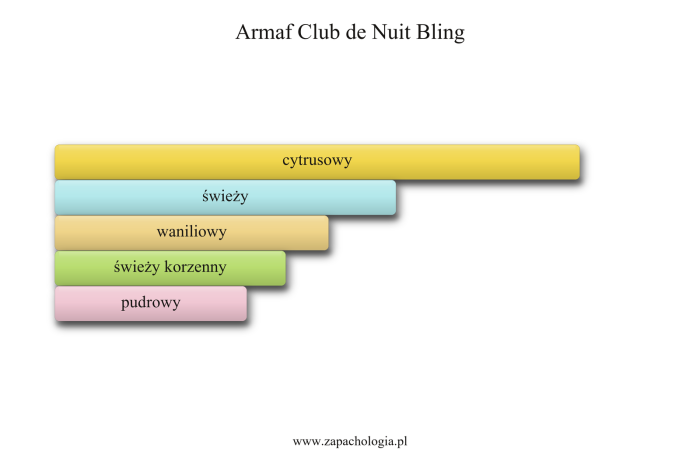 Armaf Club de Nuit Bling — akordy zapachowe