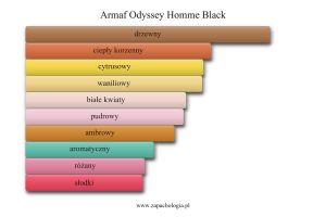 Armaf Odyssey Homme Black — akordy zapachowe