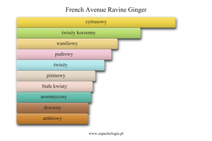 French Avenue Ravine Ginger — akordy zapachowe