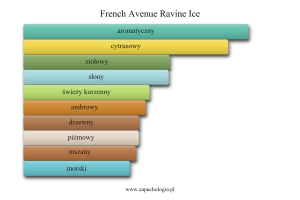 French Avenue Ravine Ice — akordy zapachowe