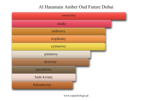 Al Haramain Amber Oud Future Dubai — akordy zapachowe