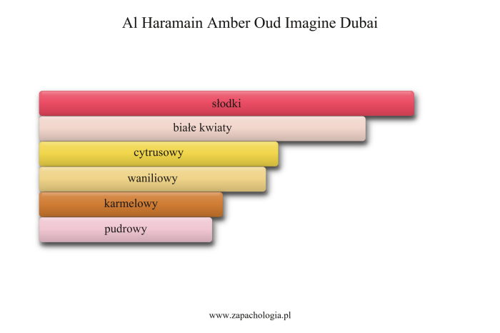 Al Haramain Amber Oud Imagine Dubai — akordy zapachowe