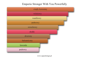 Armani Emporio Stronger With You Powerfully — akordy zapachowe