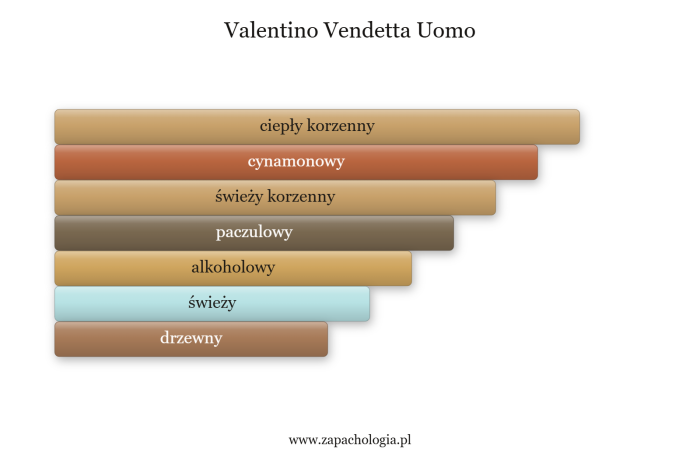 Valentino Vendetta Uomo — akordy zapachowe