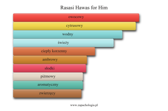 Rasasi Hawas for Him — akordy zapachowe