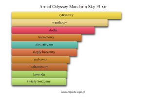 Armaf Odyssey Mandarin Sky Elixir — akordy zapachowe