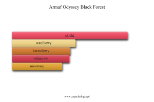 Armaf Odyssey Black Forest — akordy zapachowe