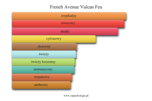 French Avenue Vulcan Feu — akordy zapachowe