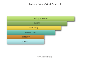 Lattafa Pride Art of Arabia I — akordy zapachowe