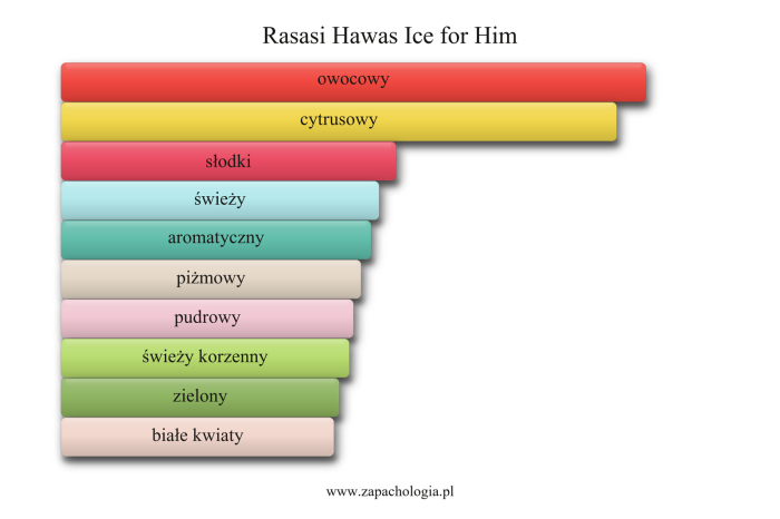 Rasasi Hawas Ice for Him — akordy zapachowe