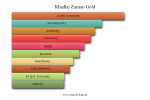 Khadlaj Zayaan Gold — akordy zapachowe